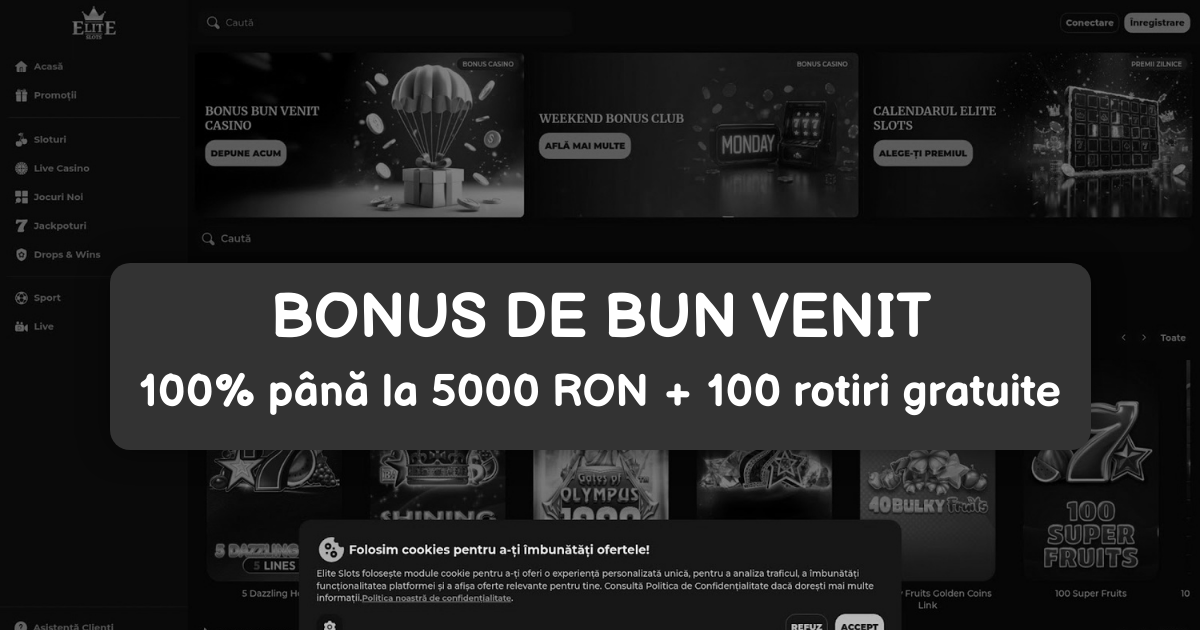 Elit Slots Casino - Sloturi Premium România
